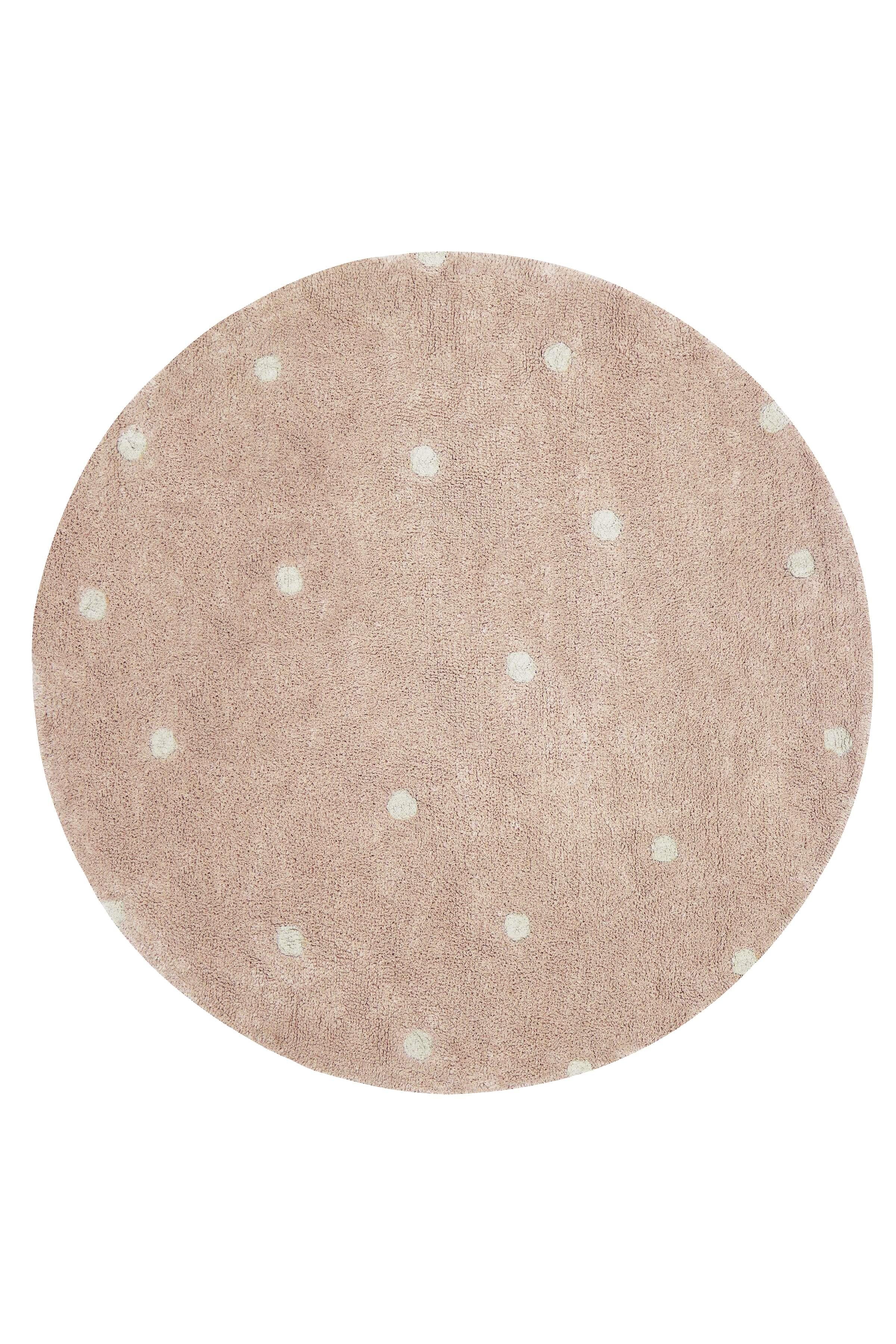 Halı, Round Dot Rose