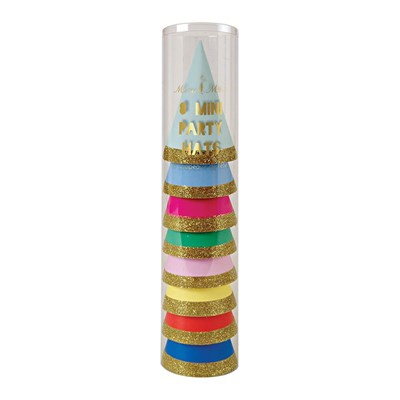 Meri Meri - Multicolor Mini Party Hats - Mini Parti Şapkaları - Çok Renkli