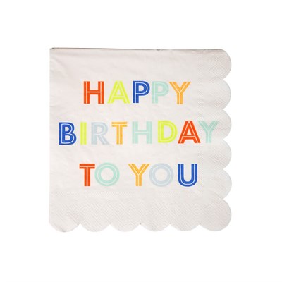 Happy Birthday Peçete (S)