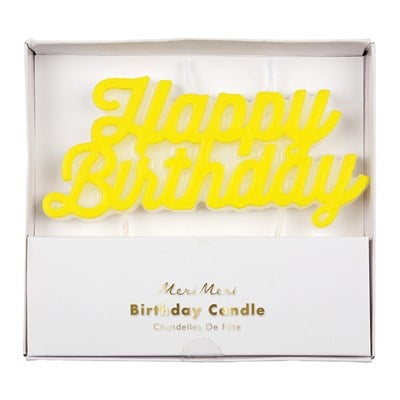 Happy Birthday Sarı Mum