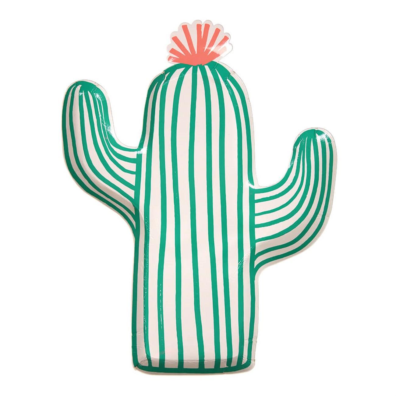 Meri Meri - Cactus Plates - Kaktüs Tabak
