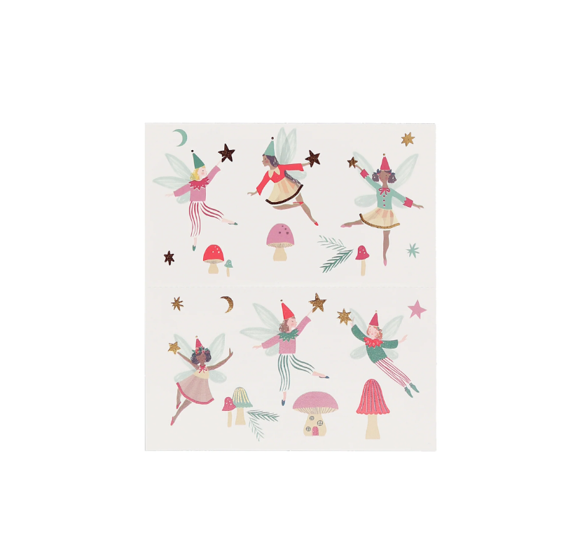 Meri Meri - Fairy Temporary Tattoos - Yeni Yıl Perileri Geçici Dövme