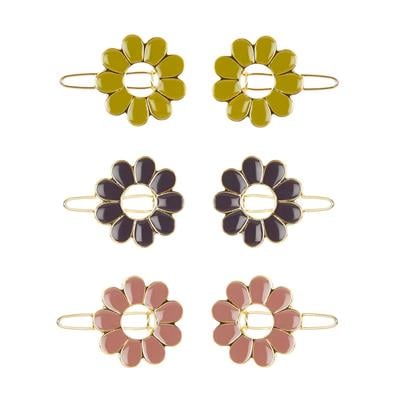 Mimi & Lula Mini Flower 6'lı Toka Saç Aksesuarları MIMI & LULA