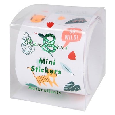 Meri Meri - Mini Jungle Stickers - Mini Orman Rulo Çıkartmalar