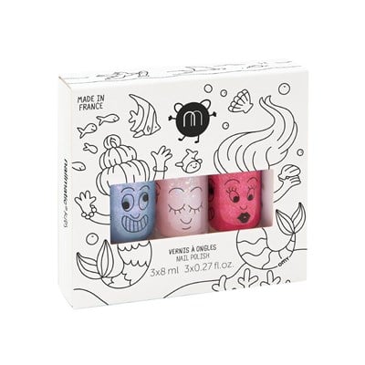 nailmatic Mermaid Tırnak Cilası 3'lü Set Oje & Ruj