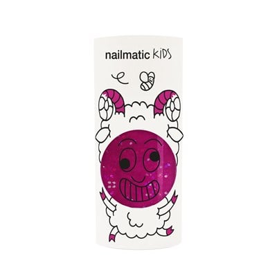 nailmatic Sheepy Tekli Tırnak Cilası, Simli Frambuaz Oje & Ruj
