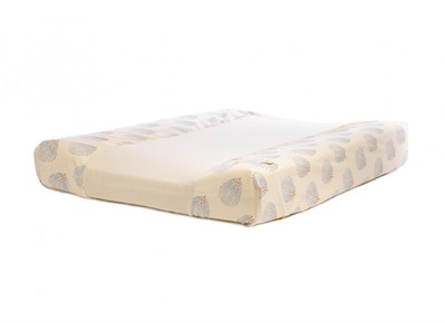 Nobodinoz Alt Değiştirme Minder Kılıfı, Blue Gatsby / Cream Alt Açma Minderi