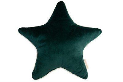 Aristote Kadife Yıldız Yastık - Jungle Green