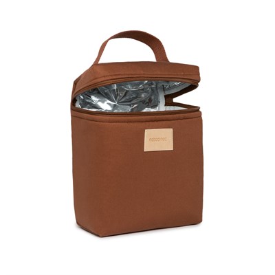 Nobodinoz Baby On the Go Su Geçirmez Beslenme Çantası, Clay Brown Çocuk Çantası