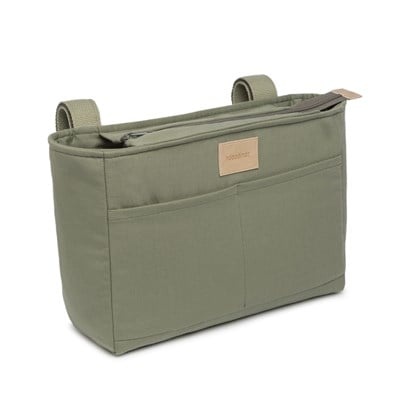 Nobodinoz Baby On the Go Su Geçirmez Bebek Arabası Düzenleyici Çanta, Olive Green Bebek Bakım