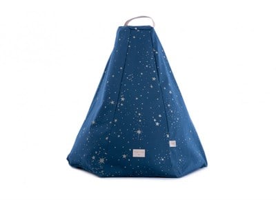 Nobodinoz Marrakech Çocuk Pufu Gold Stella/Night Blue Puflar Ve Minderler