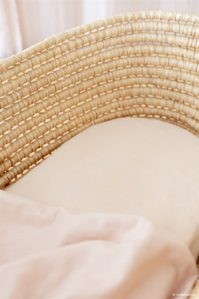 Nobodinoz Melody Çarşaf Cradle, Dream Pink Nevresimler