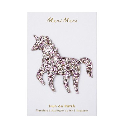 Meri Meri - Glitter Unicorn Patch - Simli Unicorn Yama