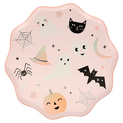 Pastel Halloween Tabaklar (L) (8'li)