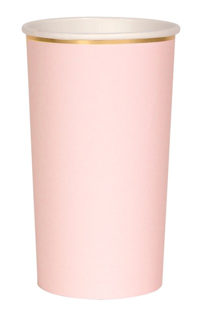 Meri Meri - Dusky Pink Cups - Toz Pembe Bardak - L