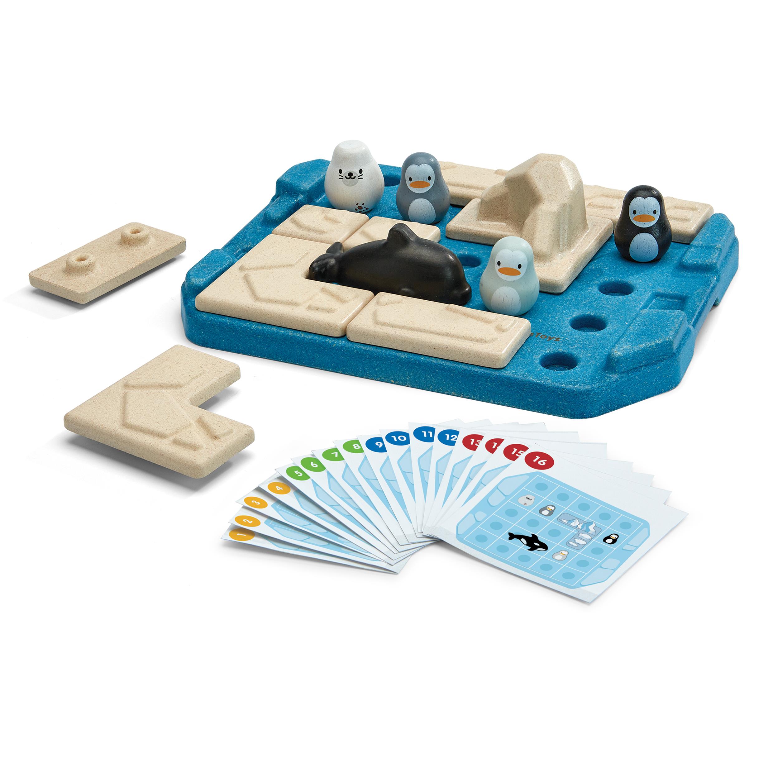 Penguen Bulmaca Seti Ahşap Oyuncaklar plantoys