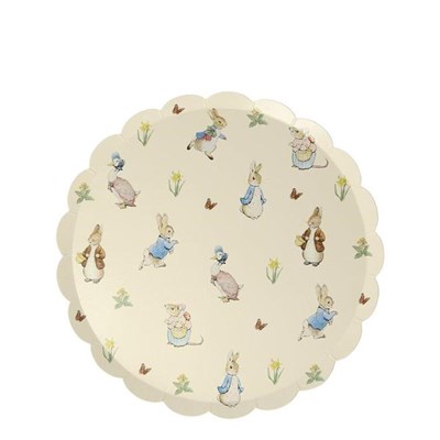 Meri Meri - Peter Rabbit & Friends Plates - Peter Rabbit & Friends Tabaklar