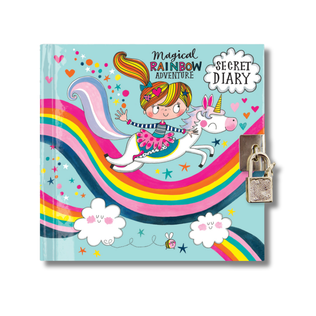 Rachel Ellen Design Kilitli Günlük /Magical Rainbow Adventure