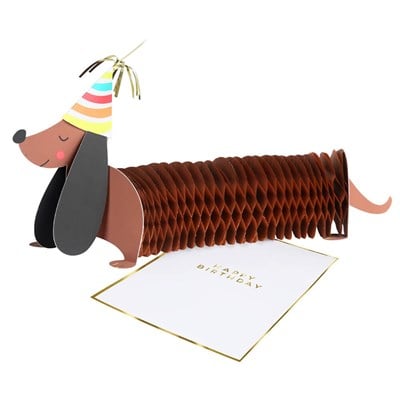 Sausage Dog Tebrik Kartı