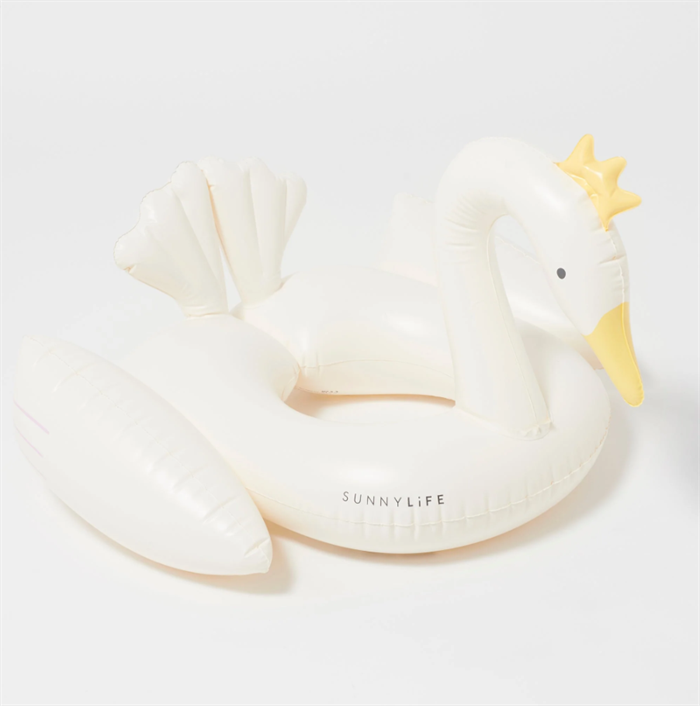 SunnyLife Prenses Kuğu Çocuk Şişme Deniz ve Havuz Simidi