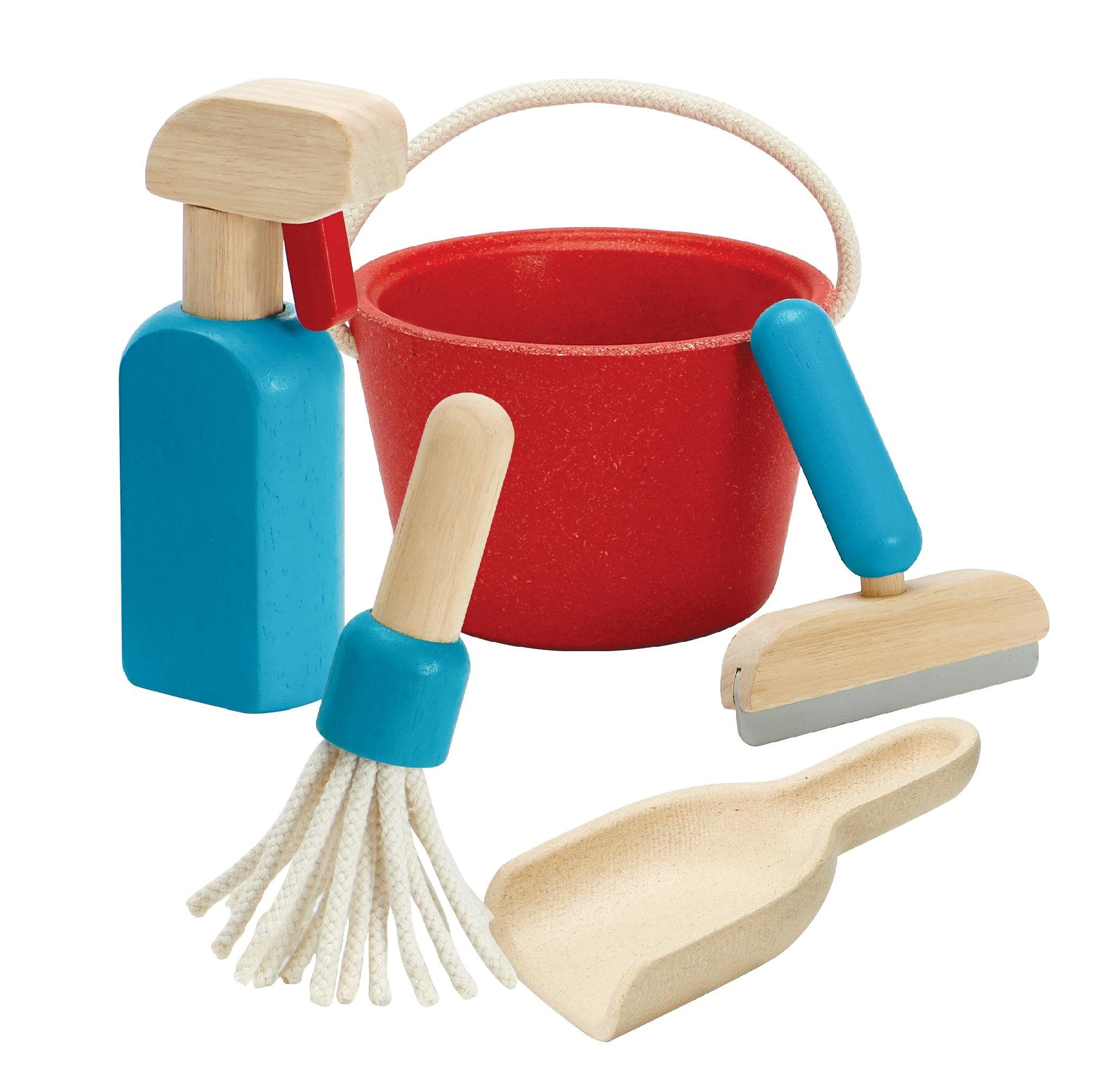 Temizlik Seti Ahşap Oyuncaklar plantoys