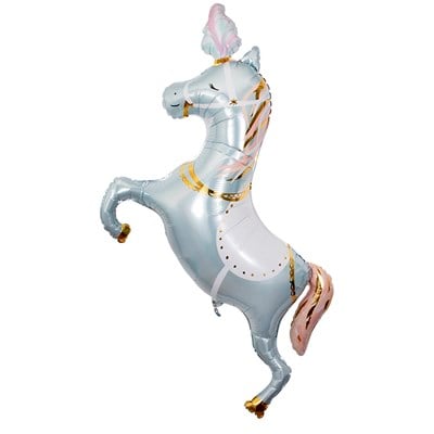 Meri Meri - Circus Stallion Foil Balloon - Tüylü At Folyo Balon