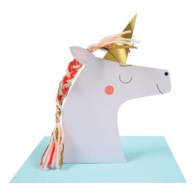 Meri Meri - Unicorn Card - Unicorn Kart