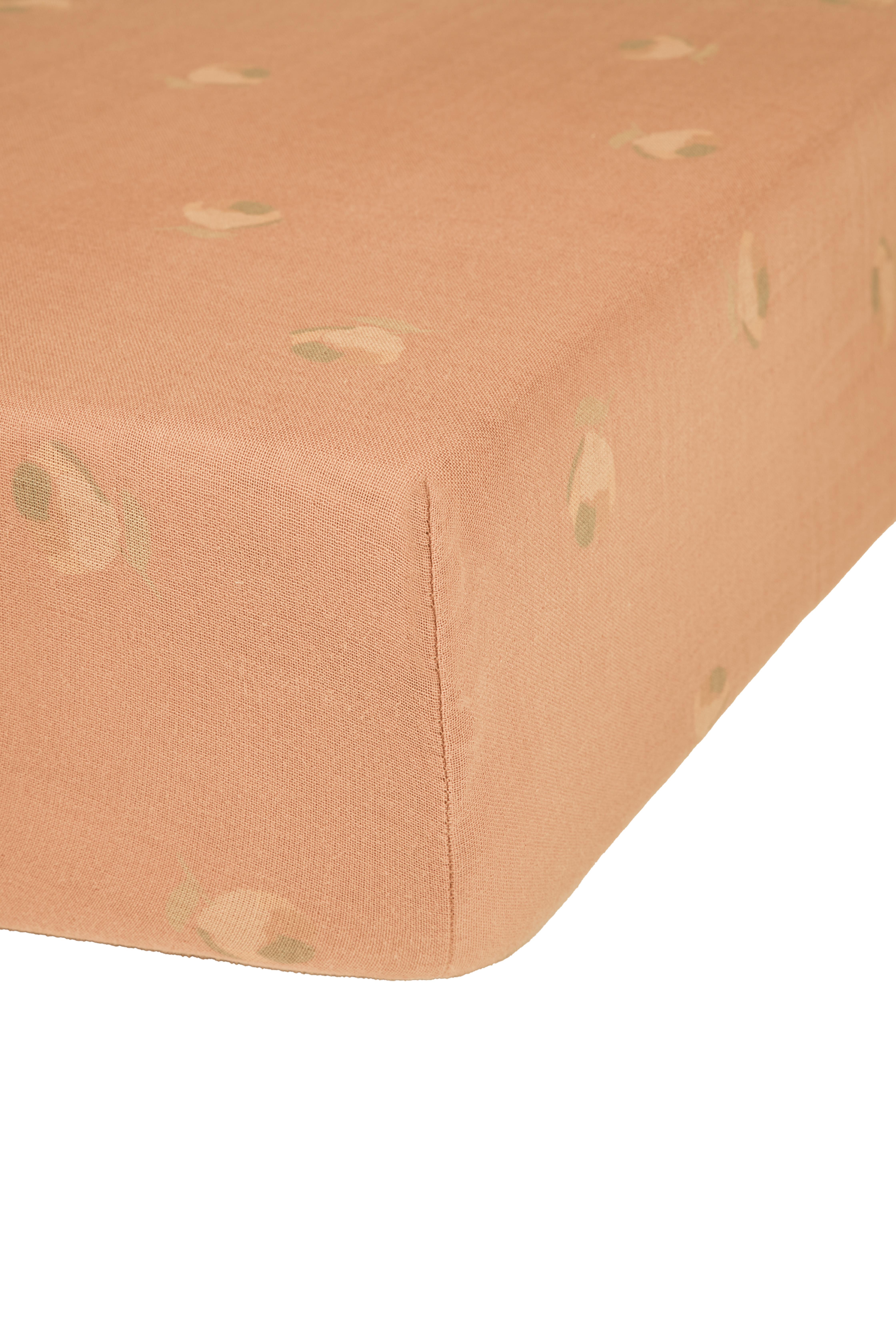 Wabi Sabi Lastikli Çarşaf, Powder Pink Blossom Kategorisiz NOBODINOZ