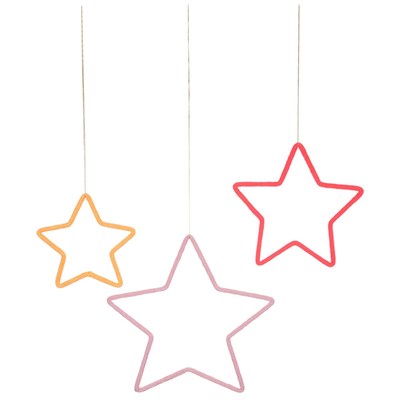 Meri Meri - 3 Stars Wall Decoration - Yıldız Duvar Süsü