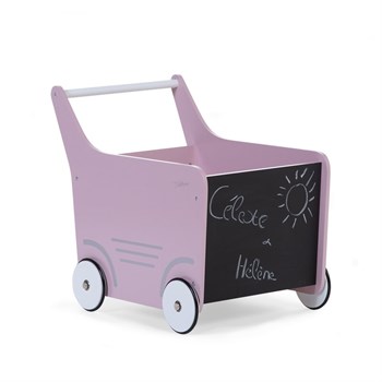 ChildHome Oyuncak Arabası & Yürüteç, Pembe Mini Mobilyalar