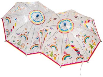Floss & Rock Renk Değiştiren Şeffaf Şemsiye / Rainbow Fairy