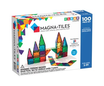 Magna-Tiles MagnaTiles Clear Color 100 Parça Oyuncak