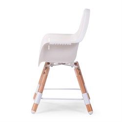 Evolu 2 Mama Sandalyesi, Naturel / Beyaz + Beyaz Tepsi