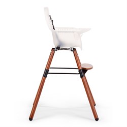 ChildHome Evolu Mama Sandalyesi Frosted /Nut + Siyah Ön tepsi ( Silikon Matlı)  Mama Sandalyeleri