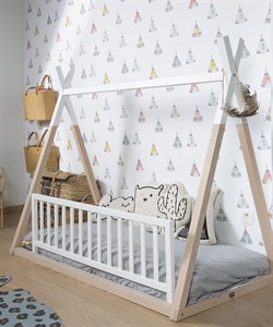 ChildHome Tipi Modeli Montessori Yer Yatağı 70x140cm Beşik & Yataklar