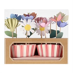 Çiçek Bahçesi Cupcake Kit (24'lü)