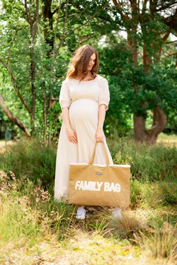 Family Bag Puffy, Süet Mommy Bag ChildHome