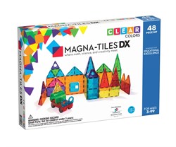 Magna-Tiles Clear Color 48 Parça