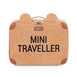 Mini Traveller Valiz Kanvas, Teddy Kahve Çocuk Çantası ChildHome