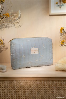 Nobodinoz Travel Mini Bag, Willow Soft Blue Anne Çantası
