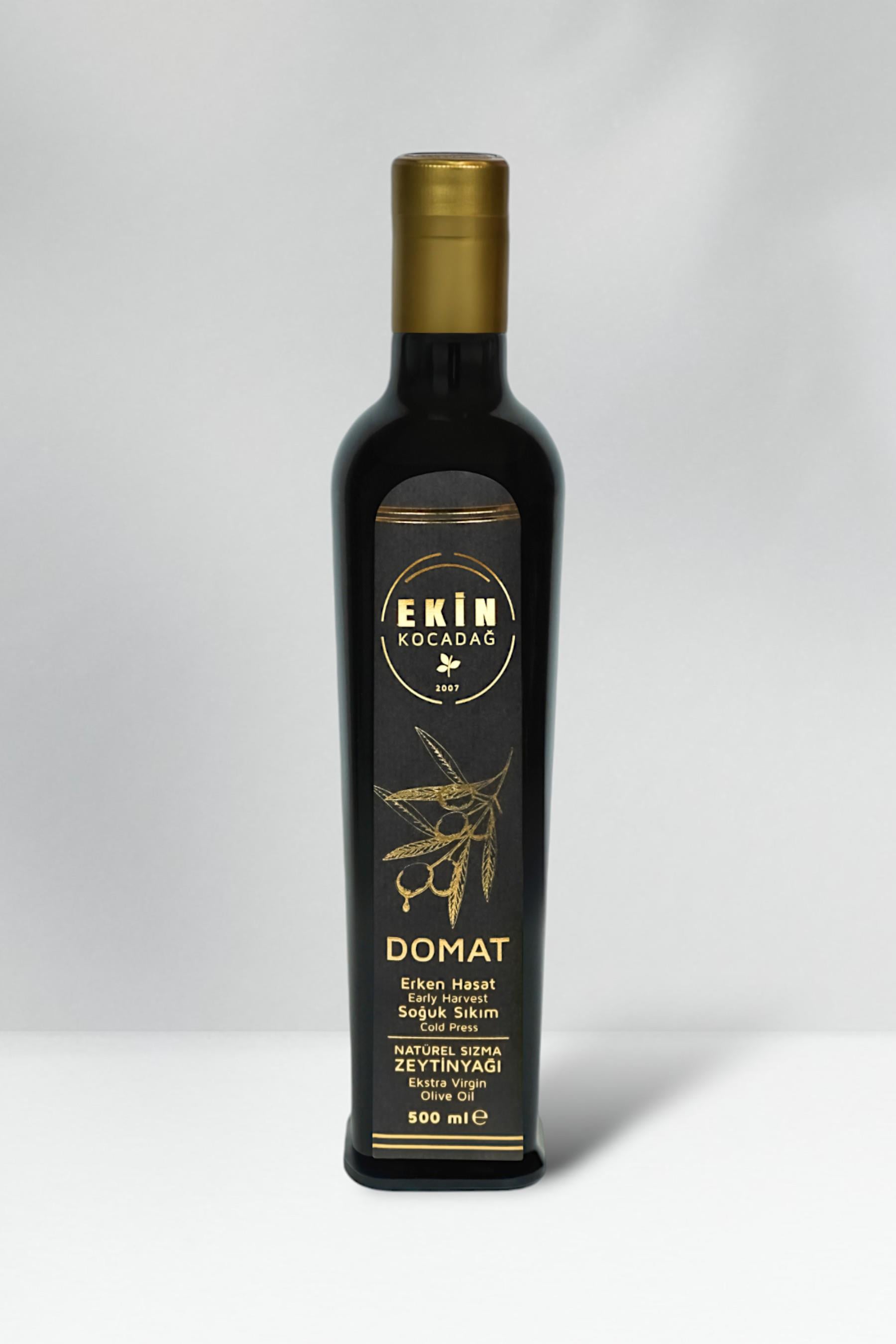 Domat Soğuk Sıkım Erken Hasat Zeytinyağı 500ml