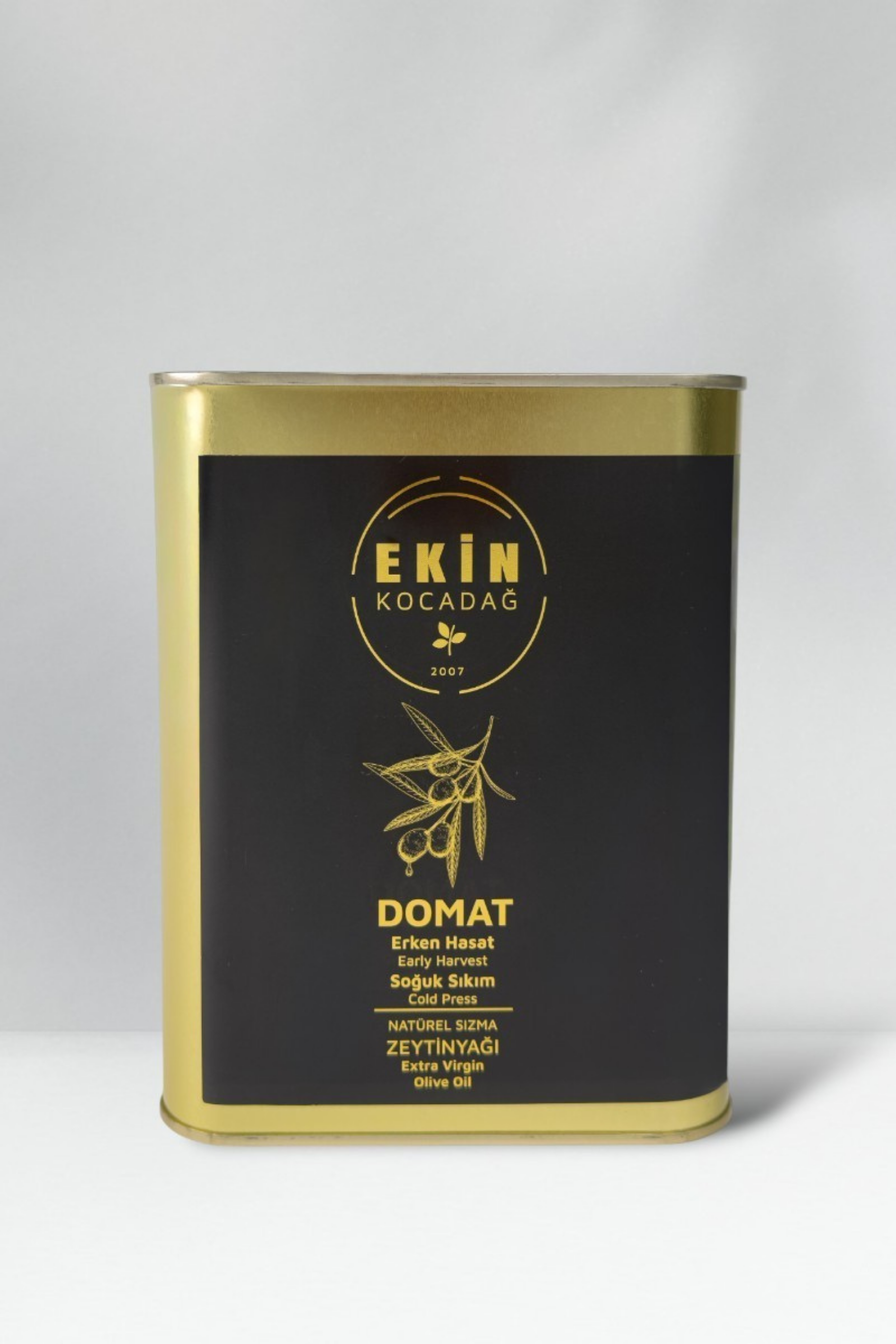 Domat Soğuk Sıkım Erken Hasat Zeytinyağı 2lt