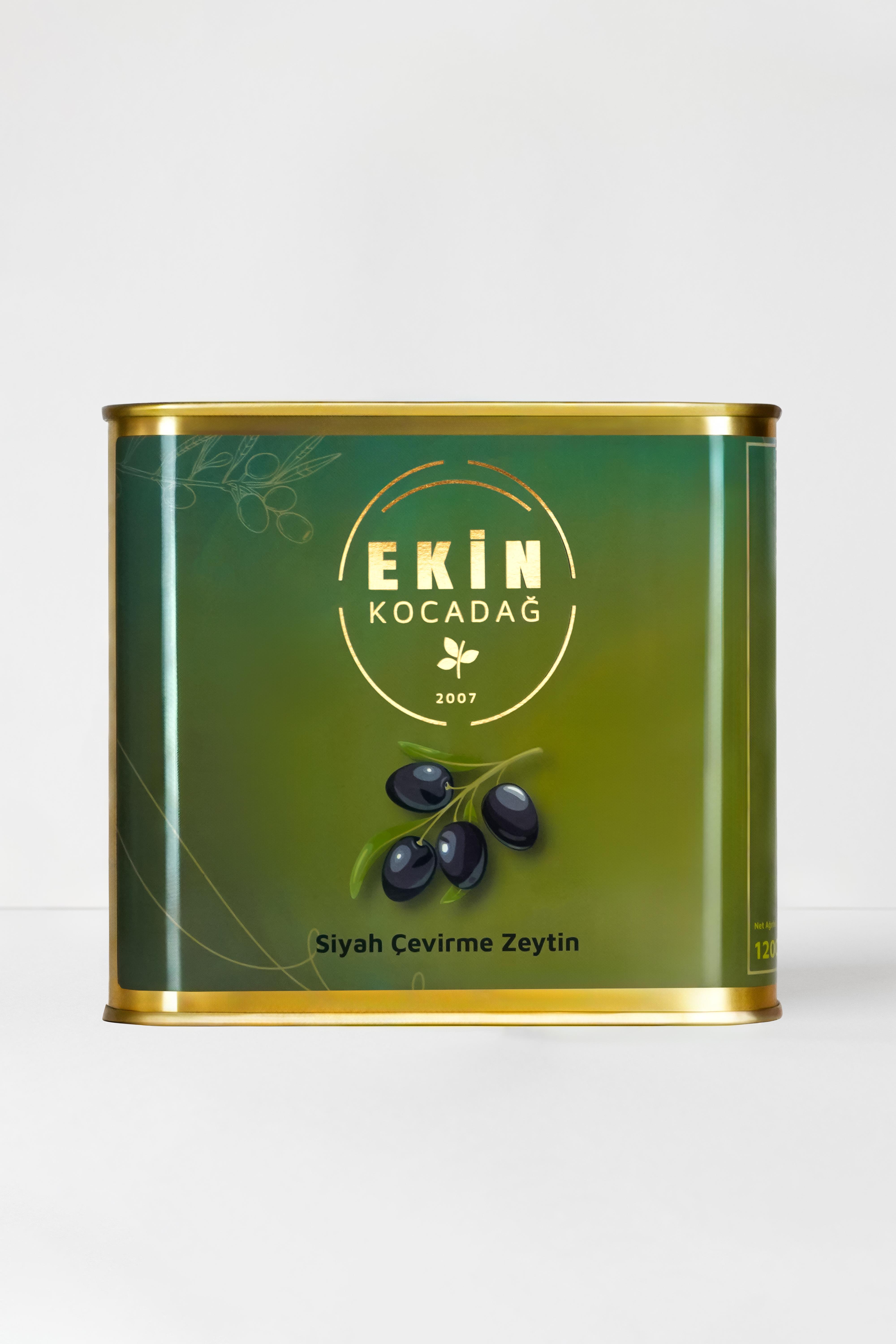Edremit Siyah Çevirme Zeytin 1.2 Kg