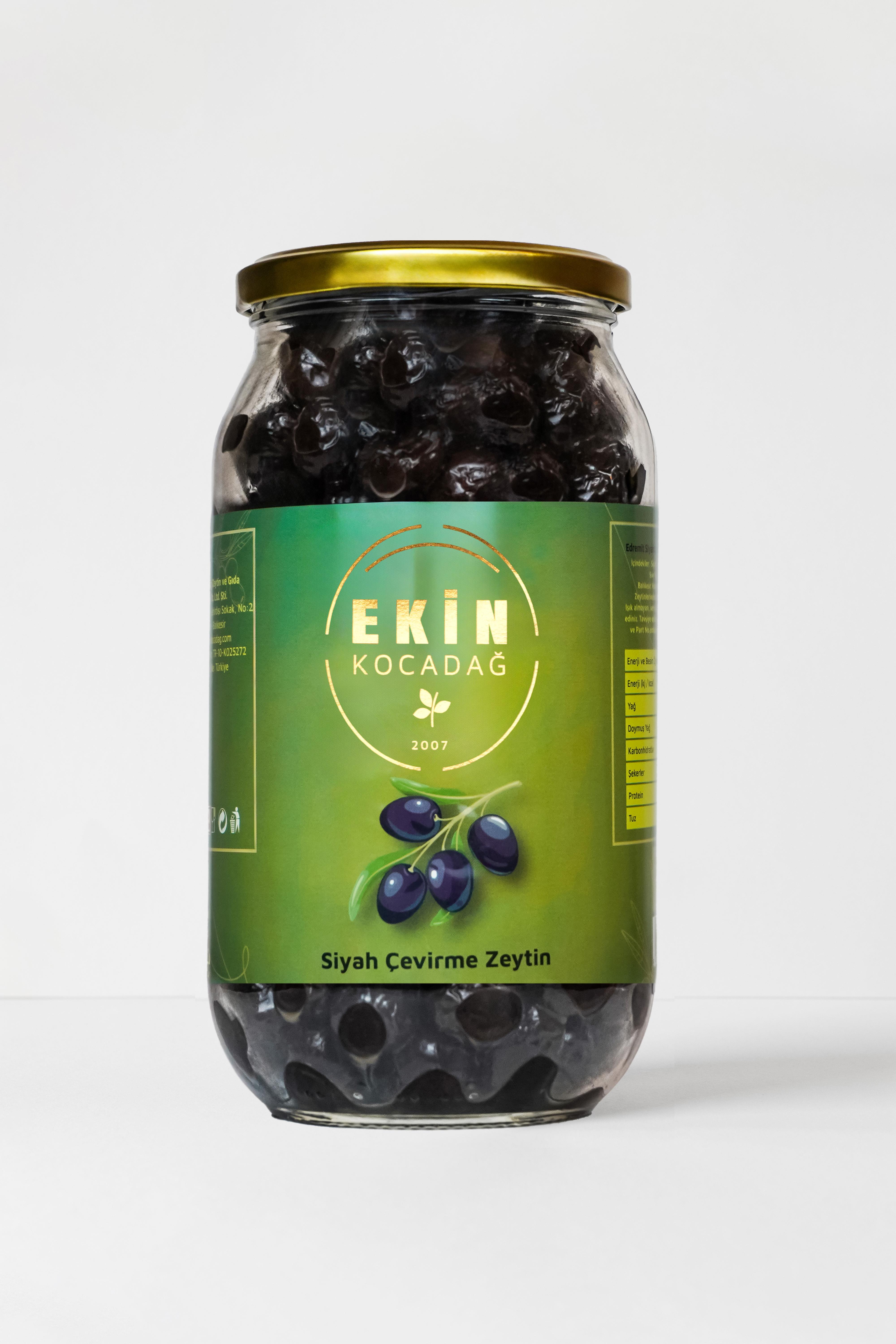 Edremit Siyah Çevirme Zeytin 650gr