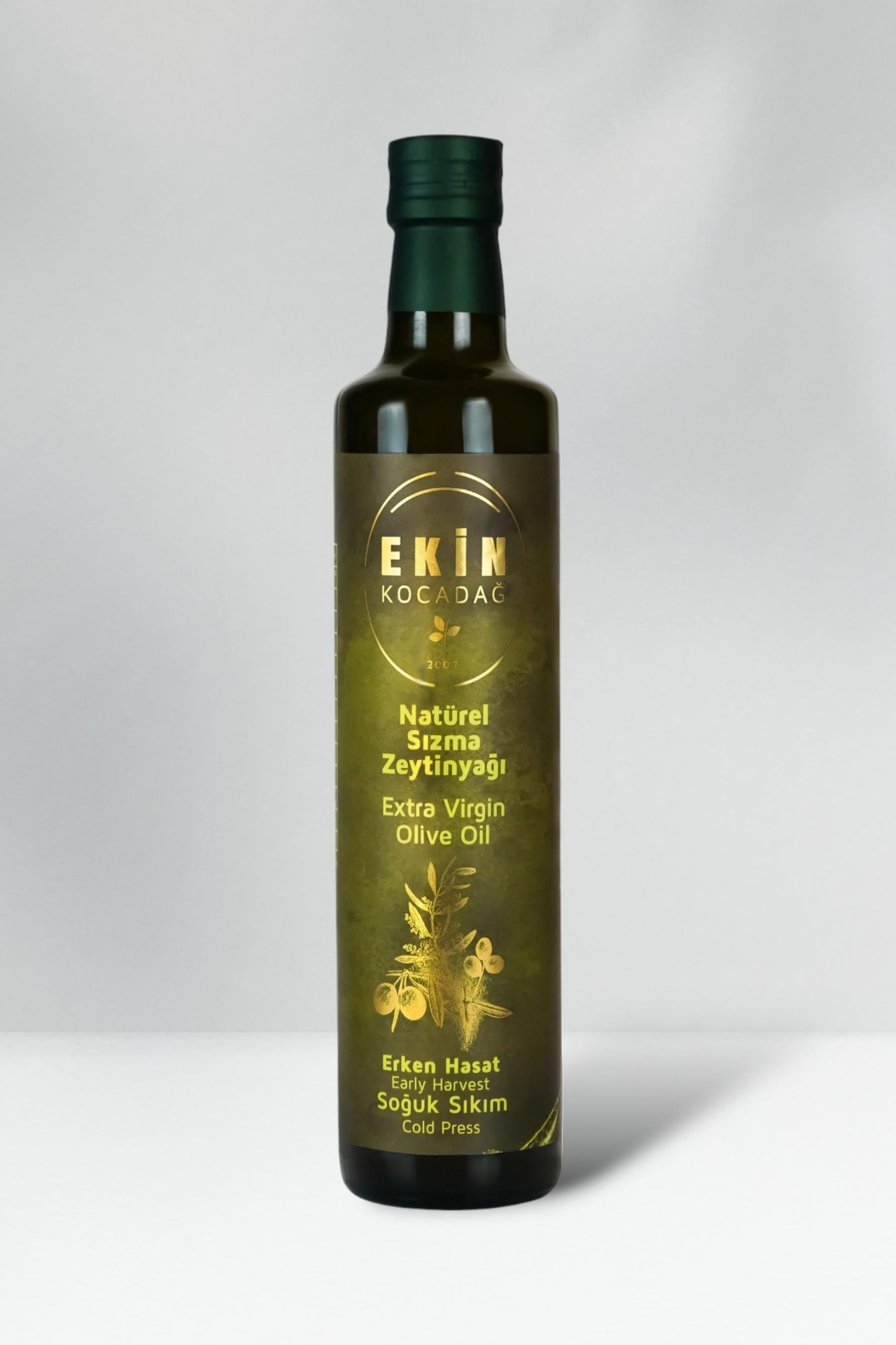Erken Hasat Soğuk Sıkım Naturel Sızma Zeytinyağı 500ml