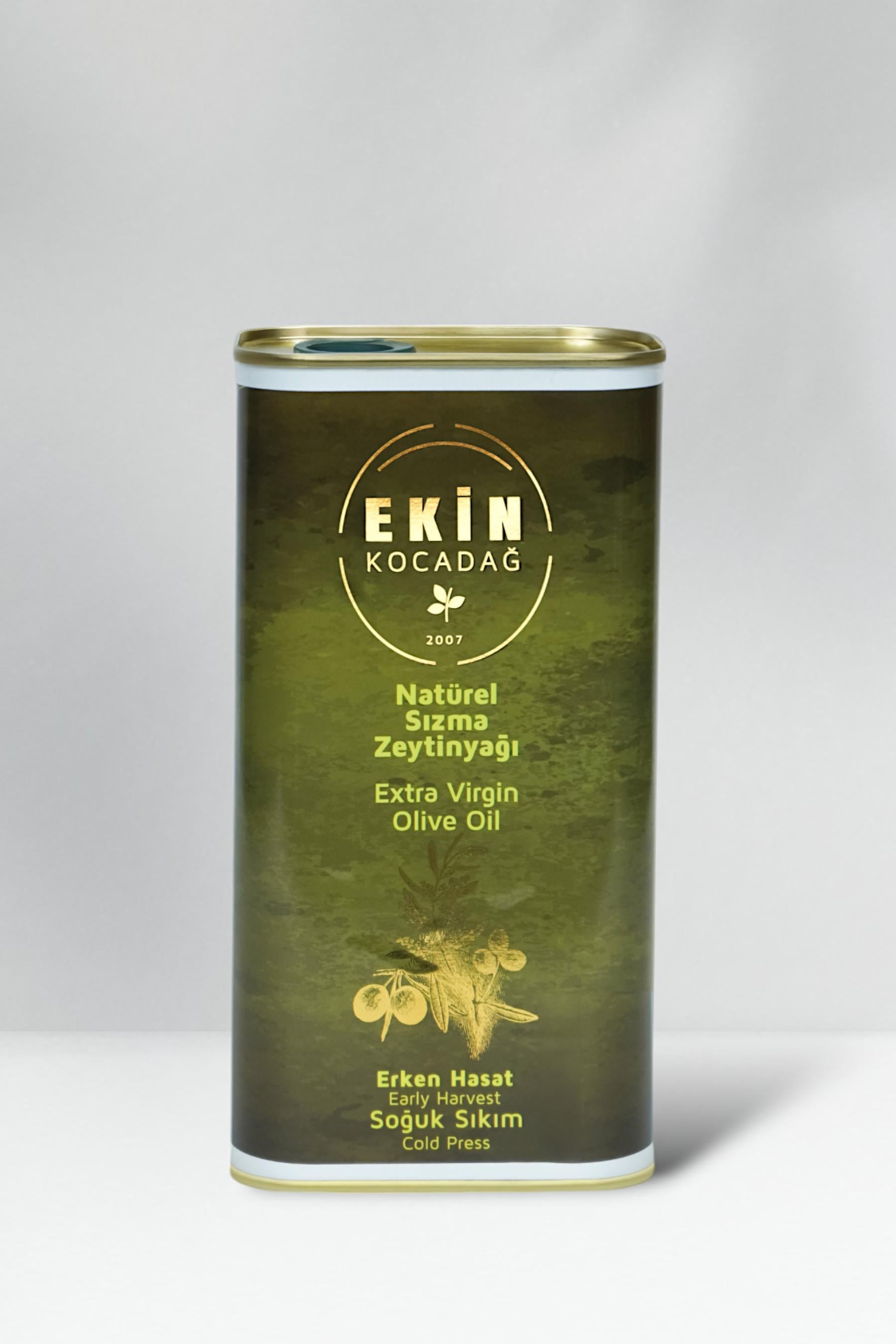 Filtresiz Erken Hasat Soğuk Sıkım Naturel Sızma Zeytinyağı 1lt (TNK)
