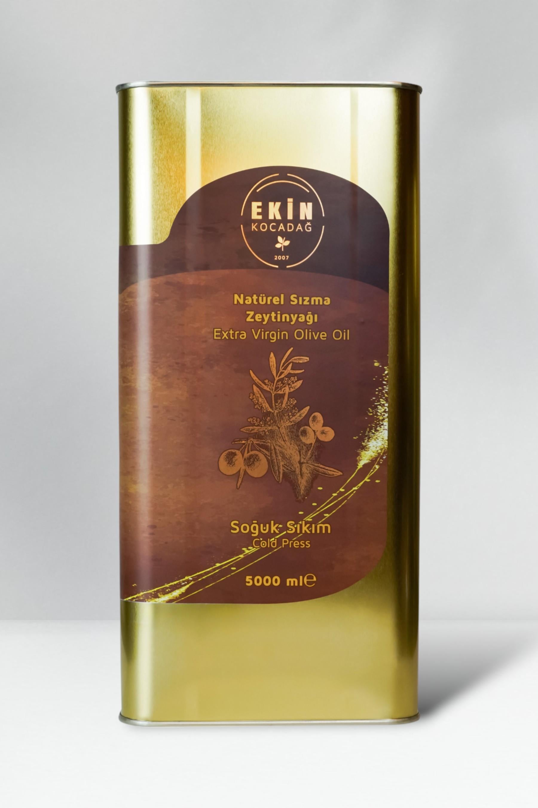 Olgun Hasat Soğuk Sıkım Naturel Sızma Zeytinyağı 5lt