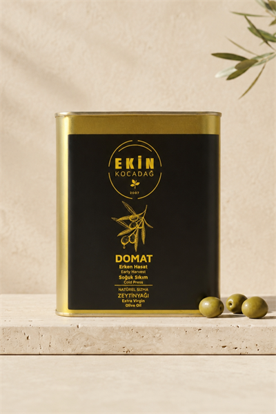 Domat Soğuk Sıkım Erken Hasat Zeytinyağı 2lt