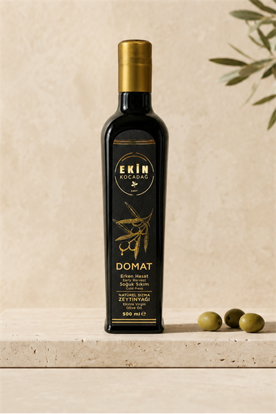 Domat Soğuk Sıkım Erken Hasat Zeytinyağı 500ml