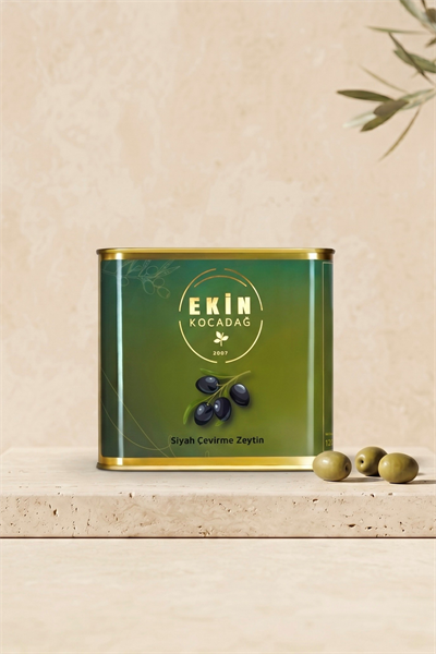 Edremit Siyah Çevirme Zeytin 1.2 Kg